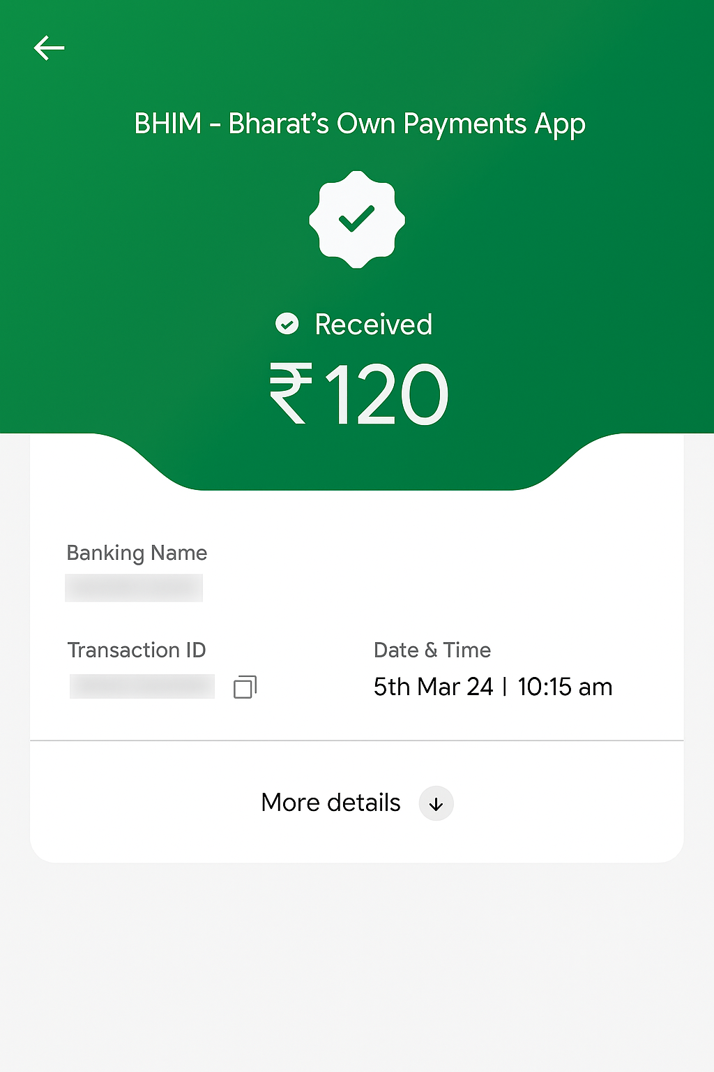 Payment 18