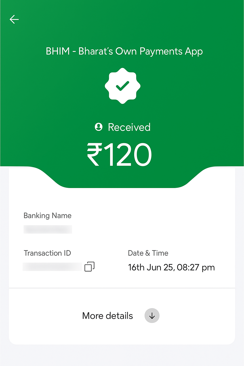 Payment 6